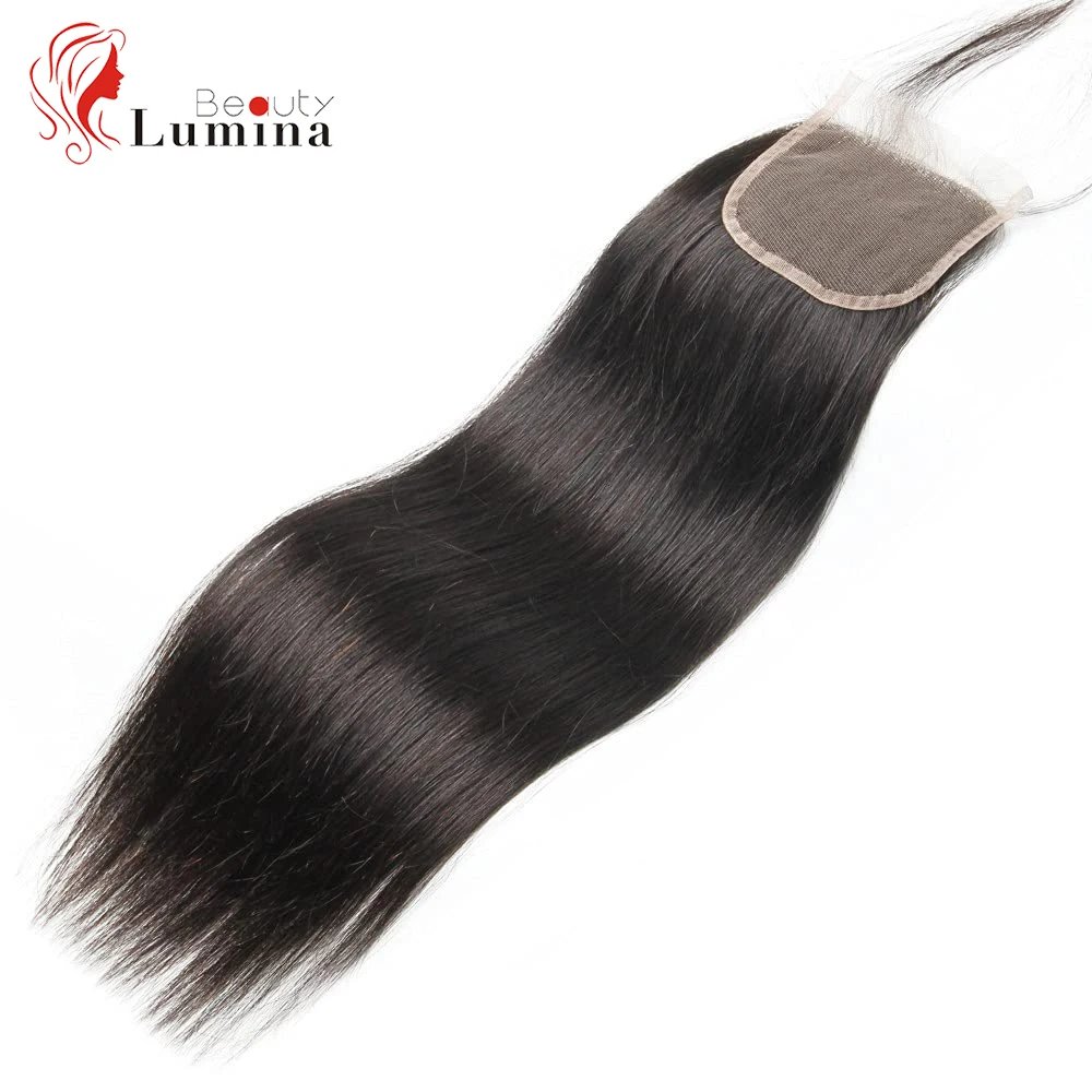 Straight 13x4 Lace Frontal Brazilian 100% Human Hair Remy 4x4/5x5 Handtied Lace Closure Soft Lace Frontal Only 8-24inches