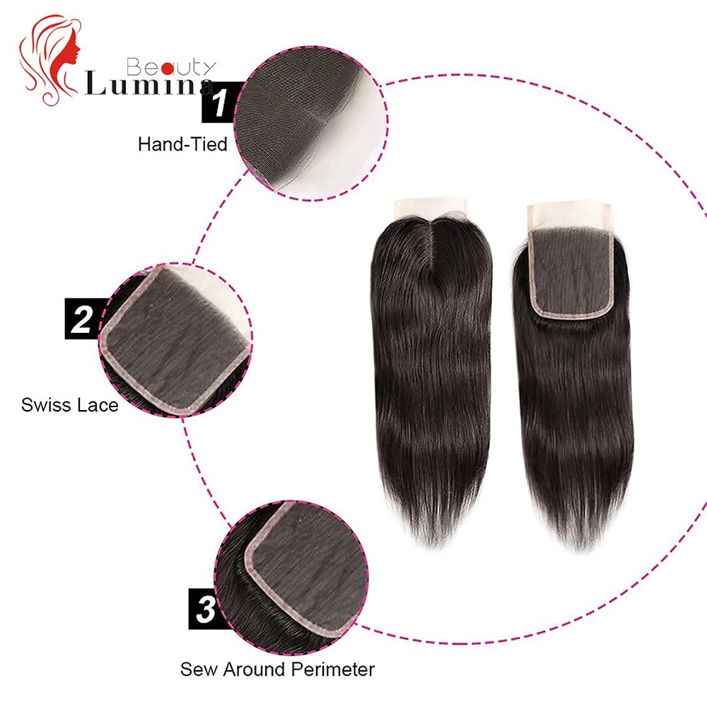 Straight 13x4 Lace Frontal Brazilian Straight Human Hair 4x4 Lace Closures Only Pre plucked Natural Color Remy Hair 8-22inches Straight 13x4 Lace Frontal Brazilian Straight Human Hair 4x4 Lace Closures Only Pre plucked Natural Color Remy Hair 8-22inches
