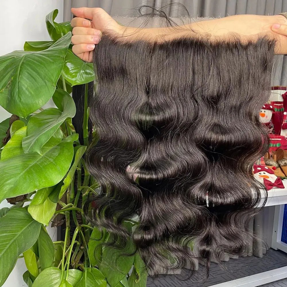 Body Wave Lace Frontal Closure Only 4x4 Lace Closure Brazilian Remy Hair Pre Plucked 100% Human Hair Body WaveLace Frontal 13x4