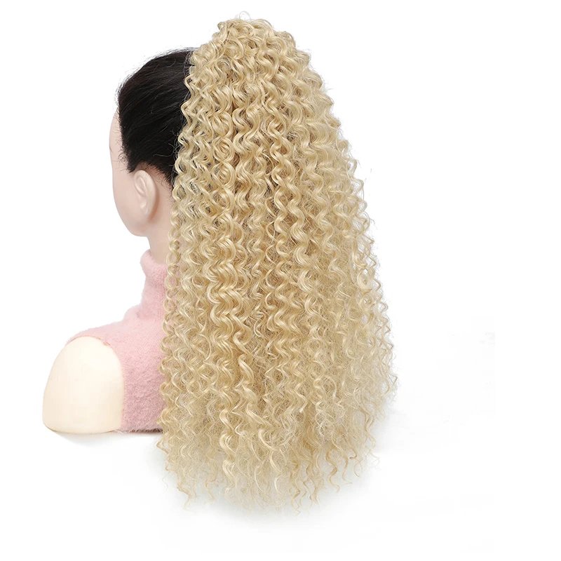 Long Fluffy Curly Hair Ponytail for Women Synthetic Kinky Curly Ponytail Hair Extensions 20 Inch Afro Curly Hairpieces Fake Tail Long Fluffy Curly Hair Ponytail for Women Synthetic Kinky Curly Ponytail Hair Extensions 20 Inch Afro Curly Hairpieces Fake Tail