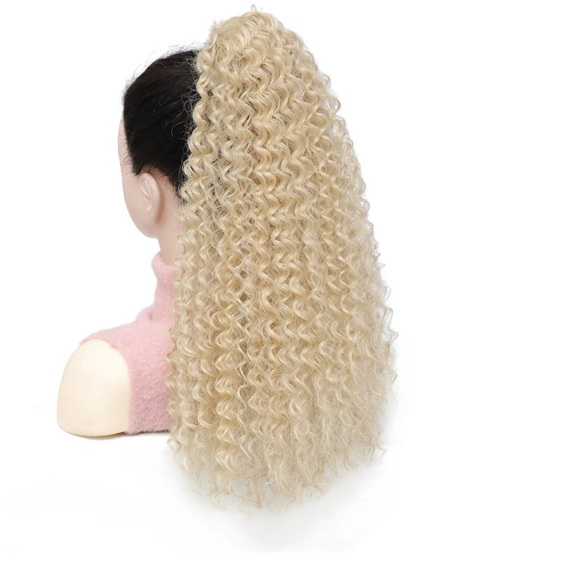 Long Fluffy Curly Hair Ponytail for Women Synthetic Kinky Curly Ponytail Hair Extensions 20 Inch Afro Curly Hairpieces Fake Tail Long Fluffy Curly Hair Ponytail for Women Synthetic Kinky Curly Ponytail Hair Extensions 20 Inch Afro Curly Hairpieces Fake Tail