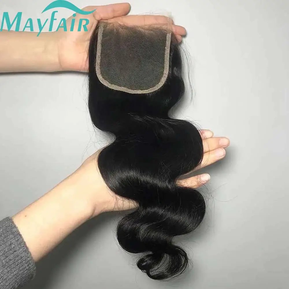 12A Lace HD Transparent Frontal 13x4 Water Wave 4X4 Closure Human Hair Brazilian Loose Closure Deep Water Kinky Curly Straight