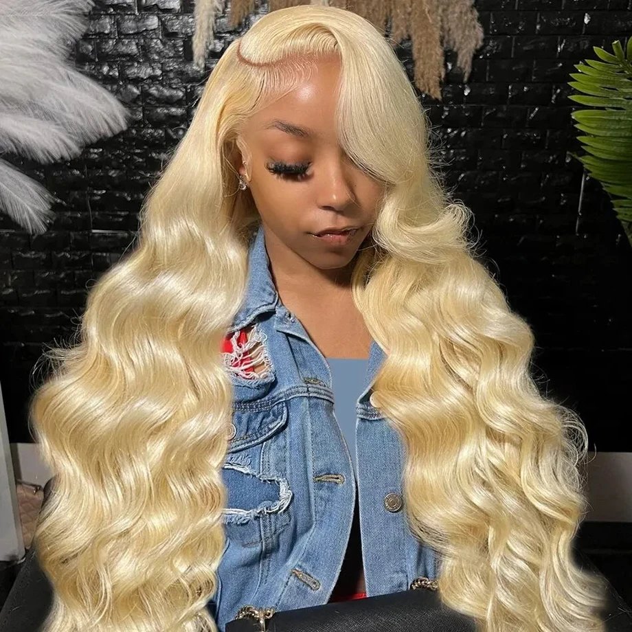 30 38 Inch Honey Blonde 613 HD Lace Frontal Wigs 13x6 Body Wave Human Hair 100% Brazilian 13x4 Lace Front Wig For Black Women