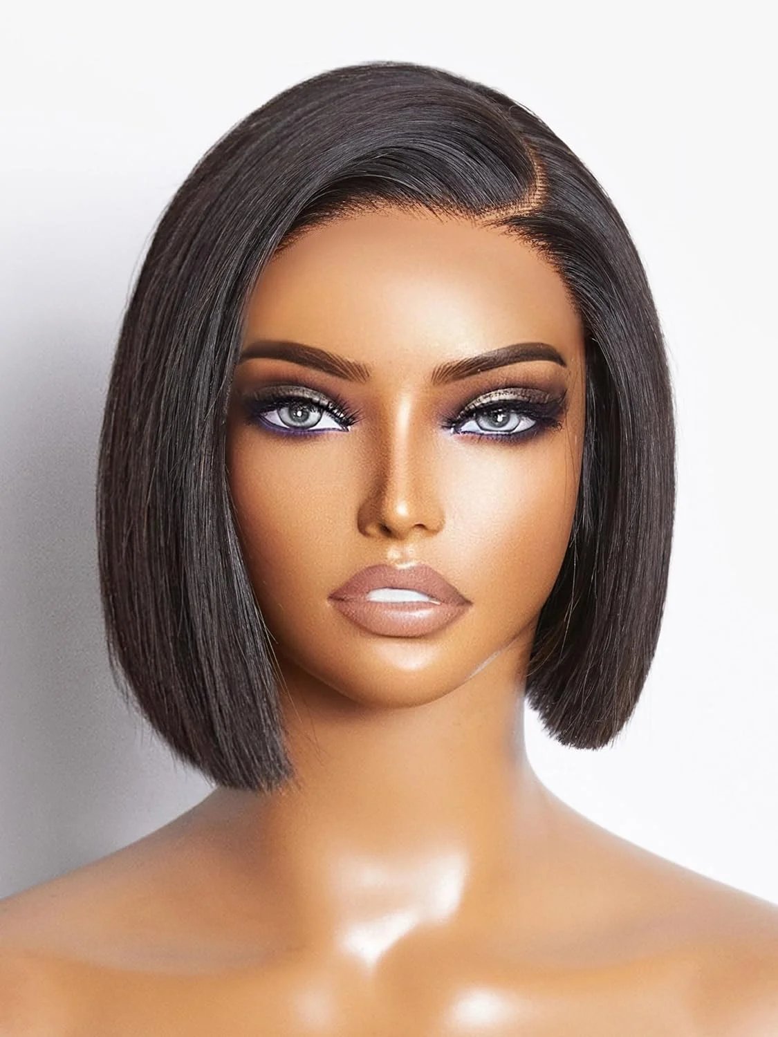 14 Inch Short Straight Bob Wig Human 13x4 Lace Transparent 150%  Frontal Hair Bob Wig PrePlucked Lace Front Human Hair Wigs