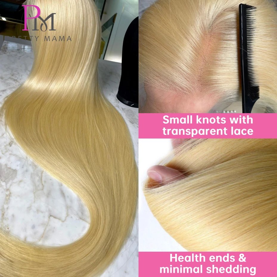 613 Blonde 13x4 13x6 Lace Frontal Wig Brazilian Straight Lace Front Wig 100% Human Hair Color Lace Front Wigs On Sale Clearance
