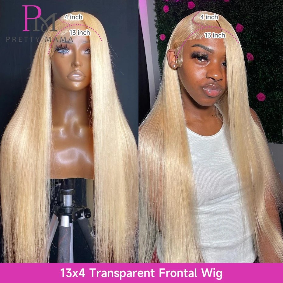 613 Blonde 13x4 13x6 Lace Frontal Wig Brazilian Straight Lace Front Wig 100% Human Hair Color Lace Front Wigs On Sale Clearance