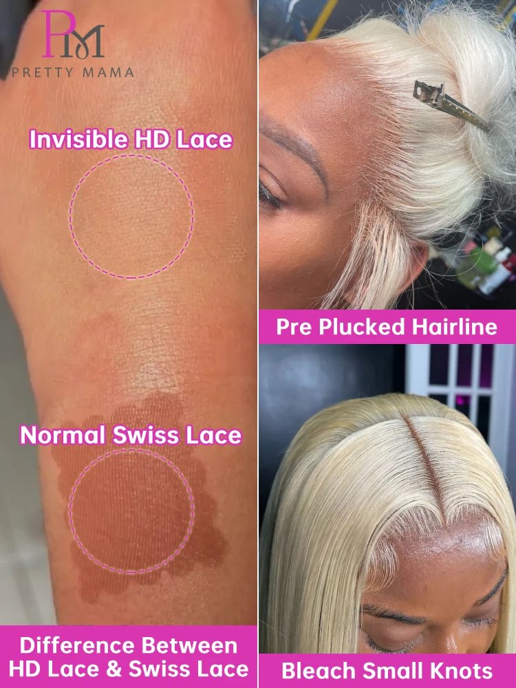 613 Blonde 13x4 13x6 Lace Frontal Wig Brazilian Straight Lace Front Wig 100% Human Hair Color Lace Front Wigs On Sale Clearance