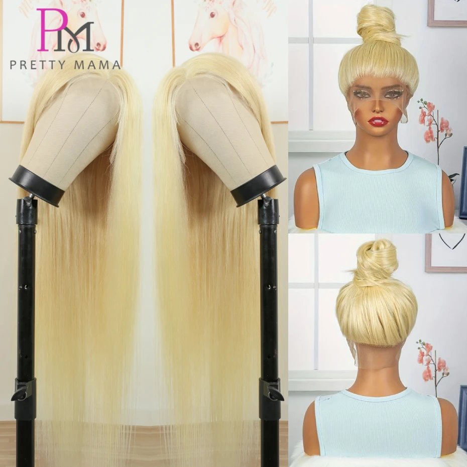 613 Blonde 13x4 13x6 Lace Frontal Wig Brazilian Straight Lace Front Wig 100% Human Hair Color Lace Front Wigs On Sale Clearance
