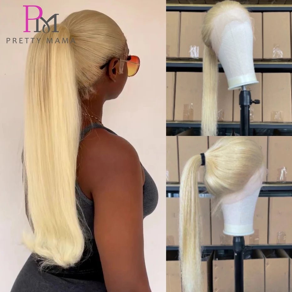 613 Blonde 13x4 13x6 Lace Frontal Wig Brazilian Straight Lace Front Wig 100% Human Hair Color Lace Front Wigs On Sale Clearance