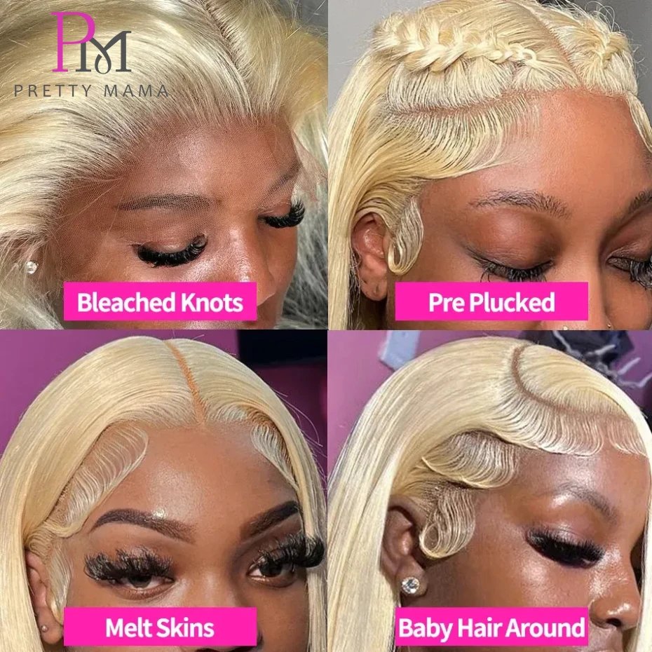 613 Blonde 13x4 13x6 Lace Frontal Wig Brazilian Straight Lace Front Wig 100% Human Hair Color Lace Front Wigs On Sale Clearance