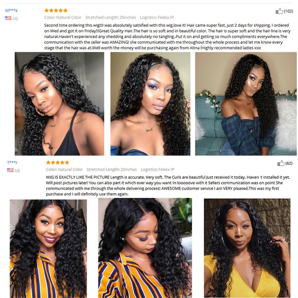 250% Curly Wigs Human Hair Lace Frontal Wig Deep Wave Human Hair Wigs Brazilian Remy 13x4 Water Wave Lace Front Human Hair Wig