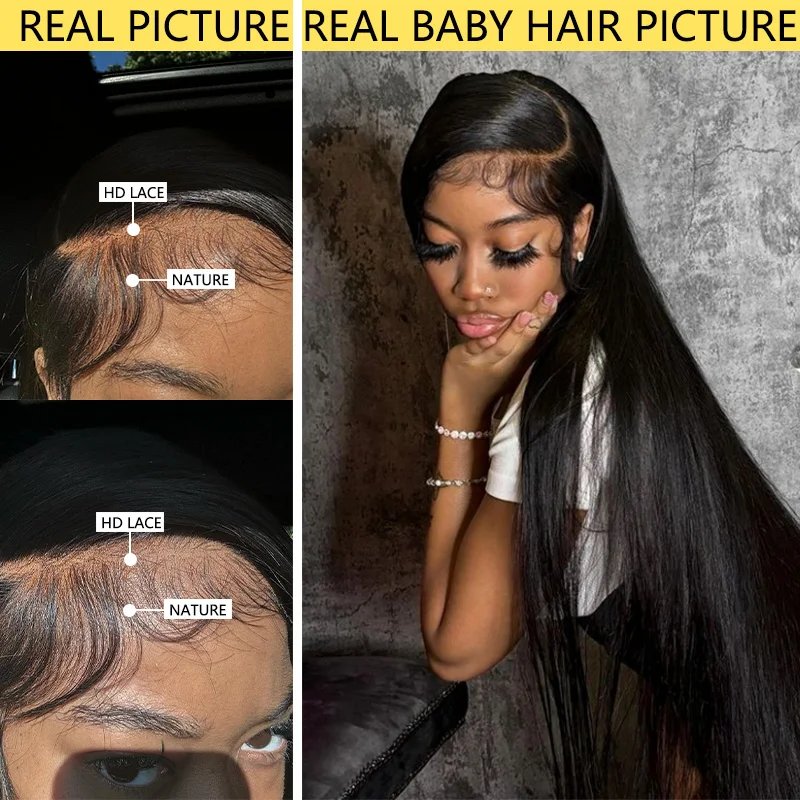 13x4 Bone Straight Lace Front Wig 30 40 Inch Lace Front Human Hair Wigs For Women 13x6 Brazilian Hair Wigs 360 Lace Frontal Wig