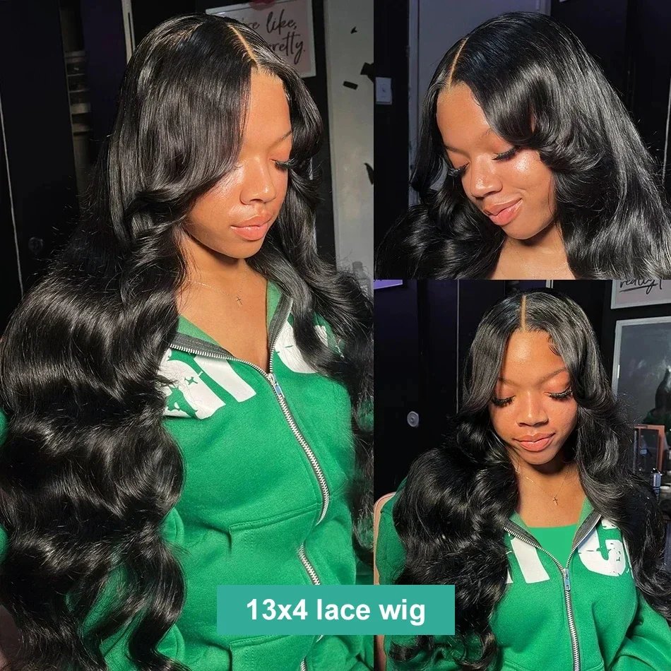 Rosabeauty 250% 13x4 Body Wave Lace Front Wig 13x6 HD Lace Frontal Human Hair Wigs 360 Water Wave 5x5 Lace Closure Wig For Women