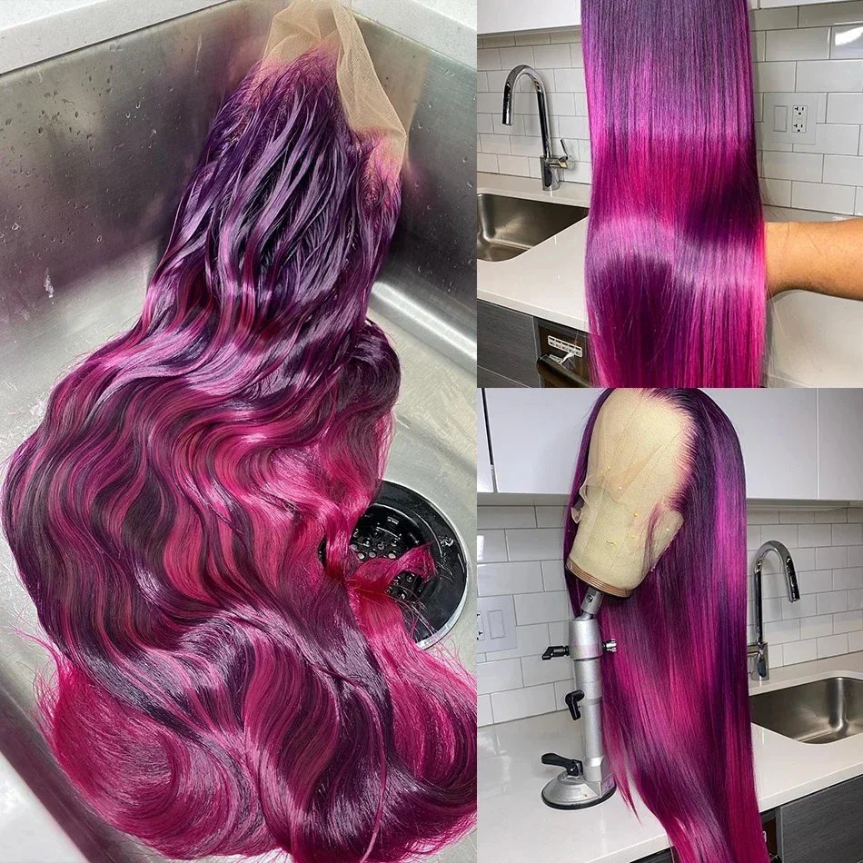 30 40 Inch 613 Honey Blonde 13x4 Lace Front Human Hair Wigs Brazilia Straight 250 Density 13x6 HD Transparent Frontal Wig Women