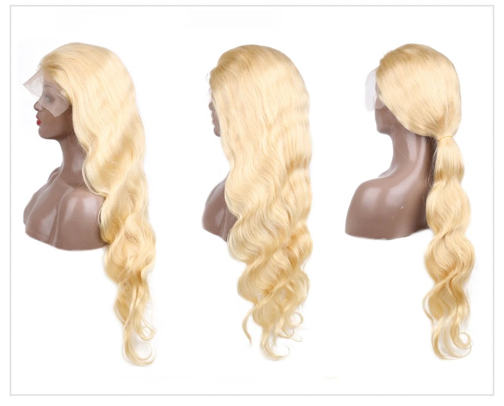 360 Lace Frontal Wig 613 Blonde 13x4 13x6 Body Wave Lace Front Wig Preplucked Brazilian Lace Front Human Hair Wigs 30 32 38 Inch
