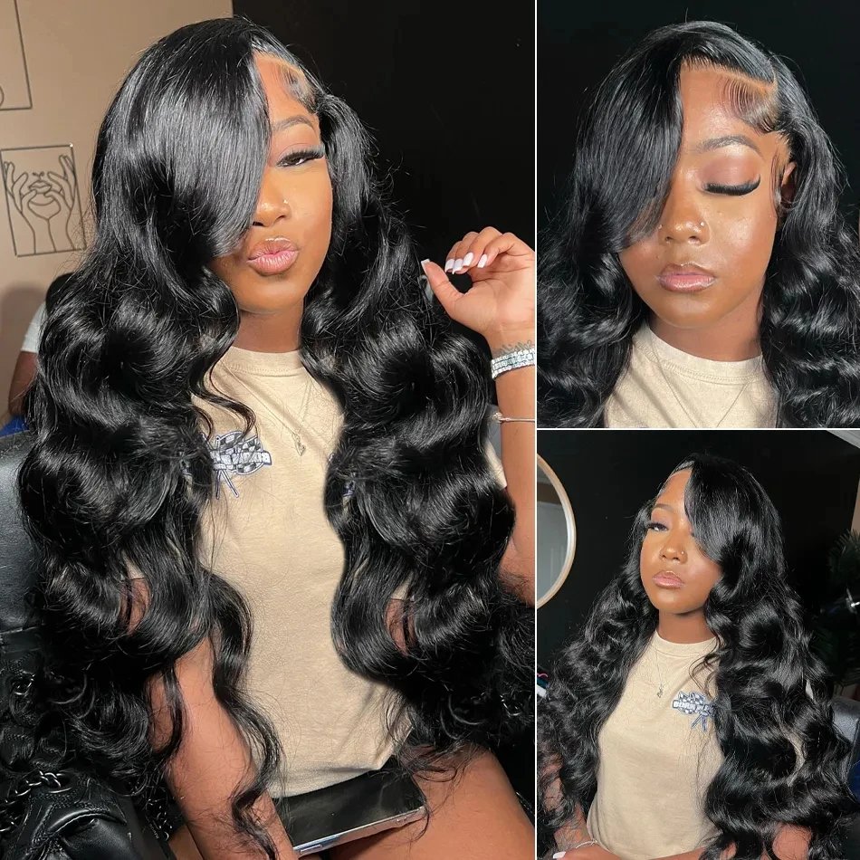 Wiggogo 40 Inch Body Wave Human Hair Wigs 13X6 Hd Lace Frontal Wig 13X4 Lace Front Human Hair Wigs 4X4 5X5 Hd Lace Closure Wig