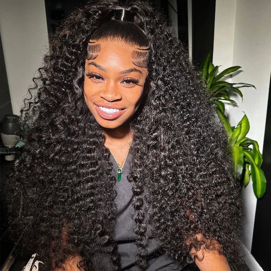 Deep Wave Frontal Wig Hd Lace Wig 13x6 100% Curly Human Hair Wig Accessories For Women Preplucked 13x4 Lace Front wigs