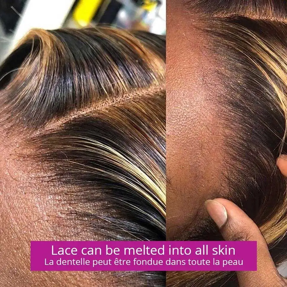 13x4 13x6 Highlight HD Lace Frontal Wig Human Hair Honey Blonde Body Wave Lace Front Wigs For Women Brazilian Wigs Pre Plucked 13x4 13x6 Highlight HD Lace Frontal Wig Human Hair Honey Blonde Body Wave Lace Front Wigs For Women Brazilian Wigs Pre Plucked