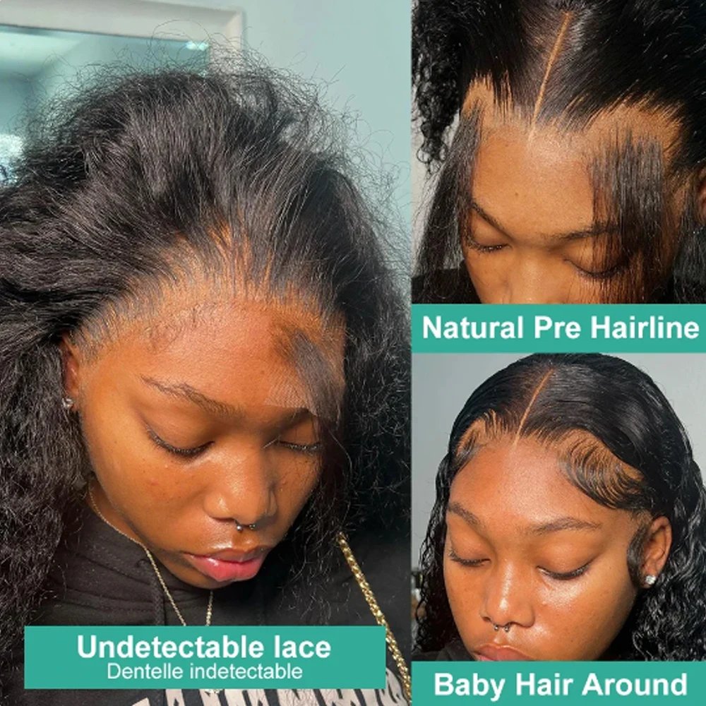 Kinky Curly Bob Cheap Wig Lace Frontal Human Hair Wigs 100% Brazilian Glueless Short Water Curly ForWomen 180Density Wear And Go Kinky Curly Bob Cheap Wig Lace Frontal Human Hair Wigs 100% Brazilian Glueless Short Water Curly ForWomen 180Density Wear And Go