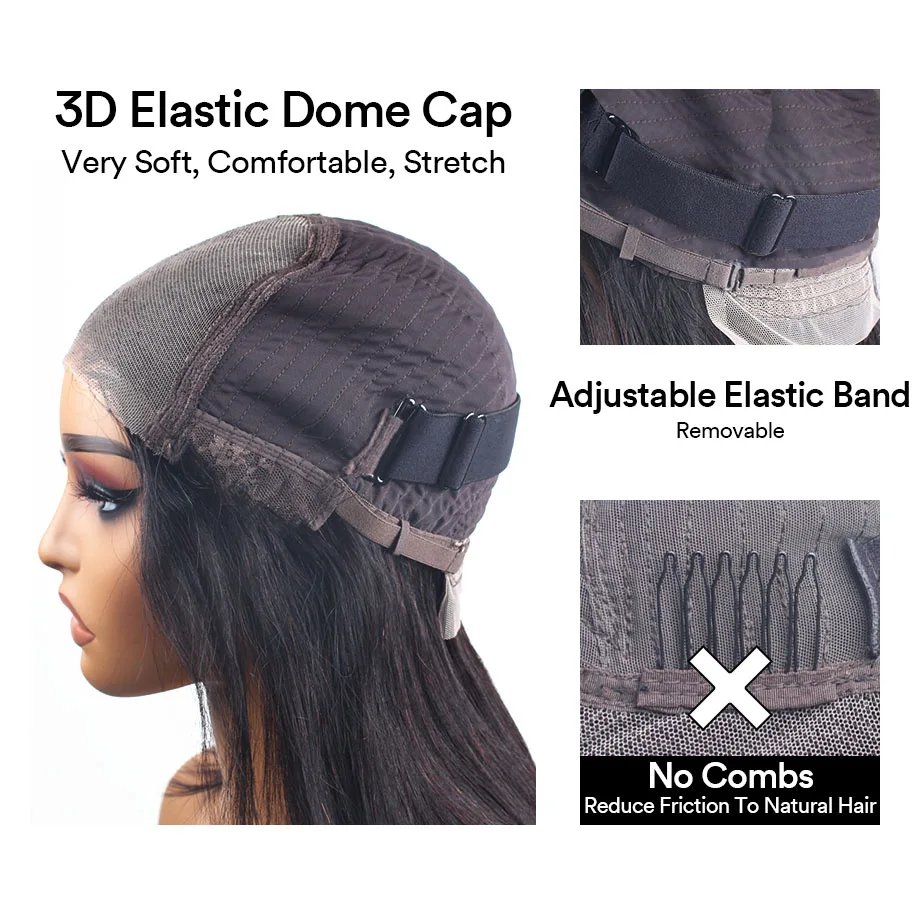 5x5 Deep Wave Water Wave Brazilian Hair Glueless Wig 4x4 Glueless Wear Go Precut Lace Curly Human Hair Frontal Wigs For Women