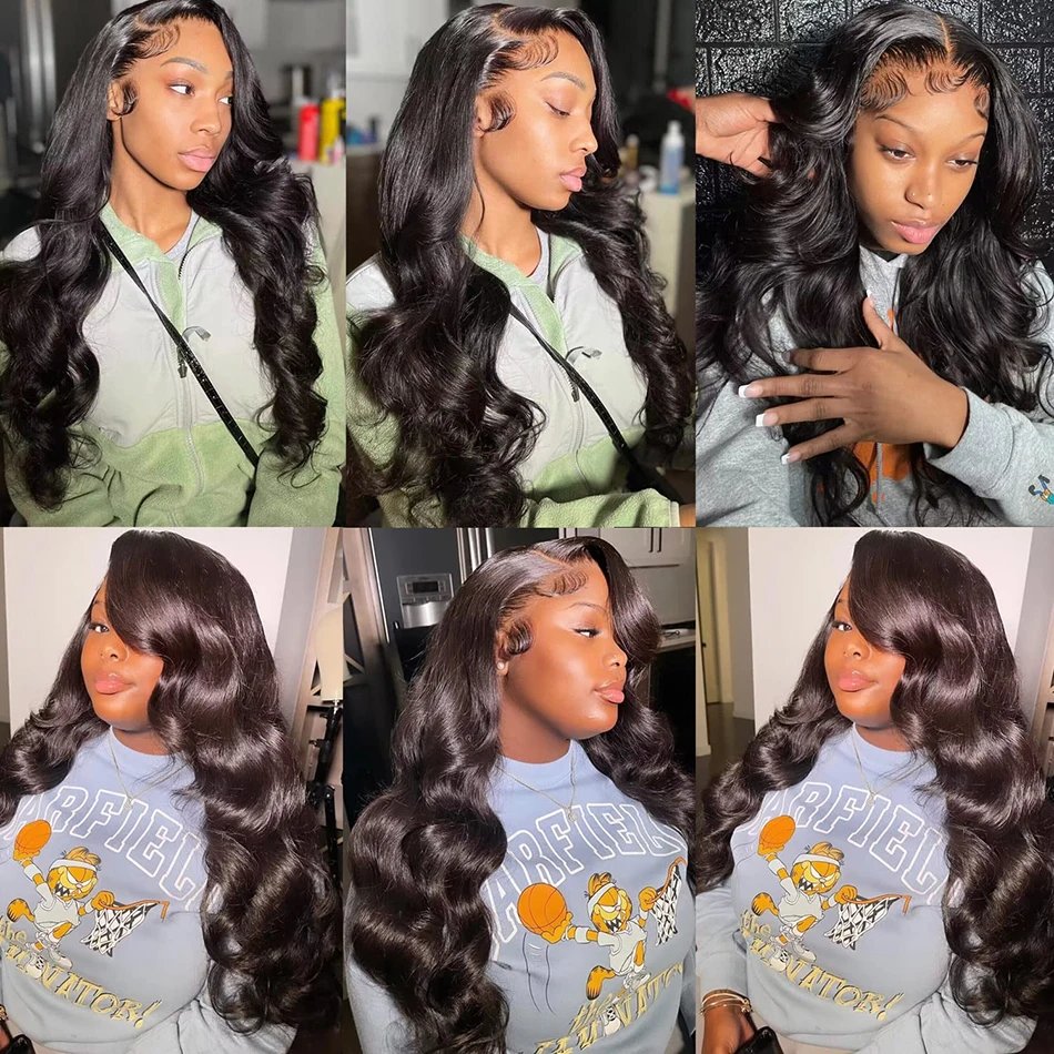Wiggogo 30 40 Inch Body Wave Human Hair Wigs 13X6 Hd Lace Frontal Wig 13X4 Lace Front Human Hair Wigs 5X5 Hd Lace Closure Wigs