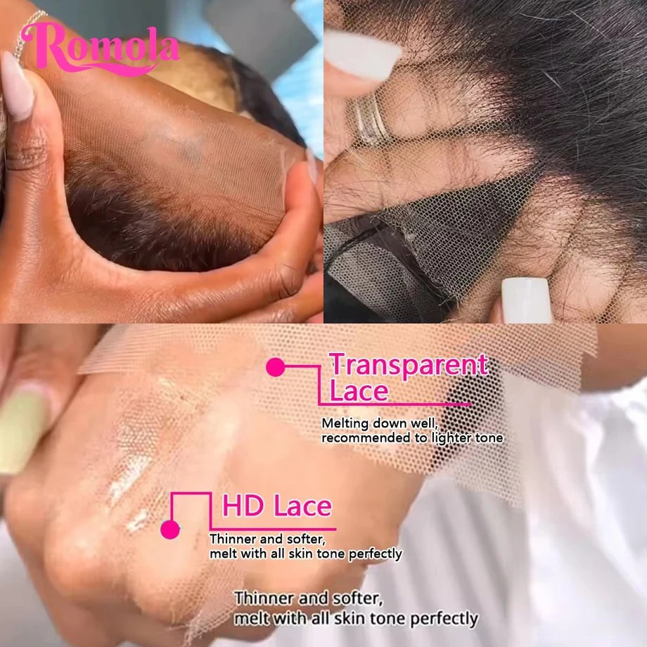 Hd Lace Wig 13x6 Human Hair 250 Density Body Wave Human Hair Wigs 100% 40 Inch Lace Front Human Hair Wig 13x4 Lace Frontal Wig