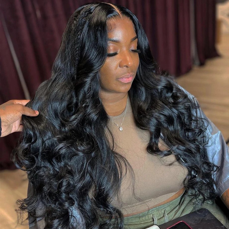 Hd Lace Wig 13x6 Human Hair 250 Density Body Wave Human Hair Wigs 100% 40 Inch Lace Front Human Hair Wig 13x4 Lace Frontal Wig