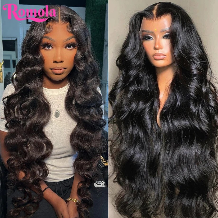 Hd Lace Wig 13x6 Human Hair 250 Density Body Wave Human Hair Wigs 100% 40 Inch Lace Front Human Hair Wig 13x4 Lace Frontal Wig