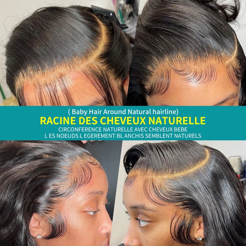 250% HD Bone Straight 13x6 Lace Front Human Hair Wigs 30 40 Inches Transparent 13x4 Lace Frontal Wig 5x5 Closure Remy Hair Wig