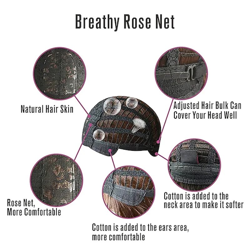 HAIRJOY Synthetic Hair Mullet Wigs for Men 70s & 80s Costume Party Synthetic Wigs