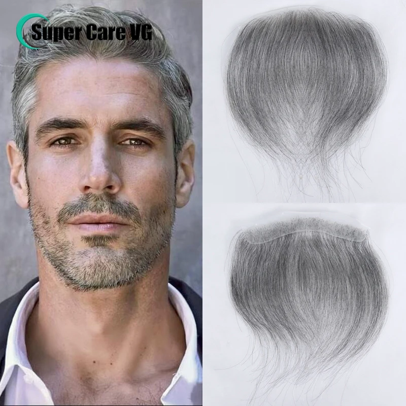 0.06mm Brown Straight Man Toupee V Style Frontal Hairline For Men 15cm Human Hair Ultra Thin Skin PU Men's Capillary Prosthesis 0.06mm Brown Straight Man Toupee V Style Frontal Hairline For Men 15cm Human Hair Ultra Thin Skin PU Men's Capillary Prosthesis