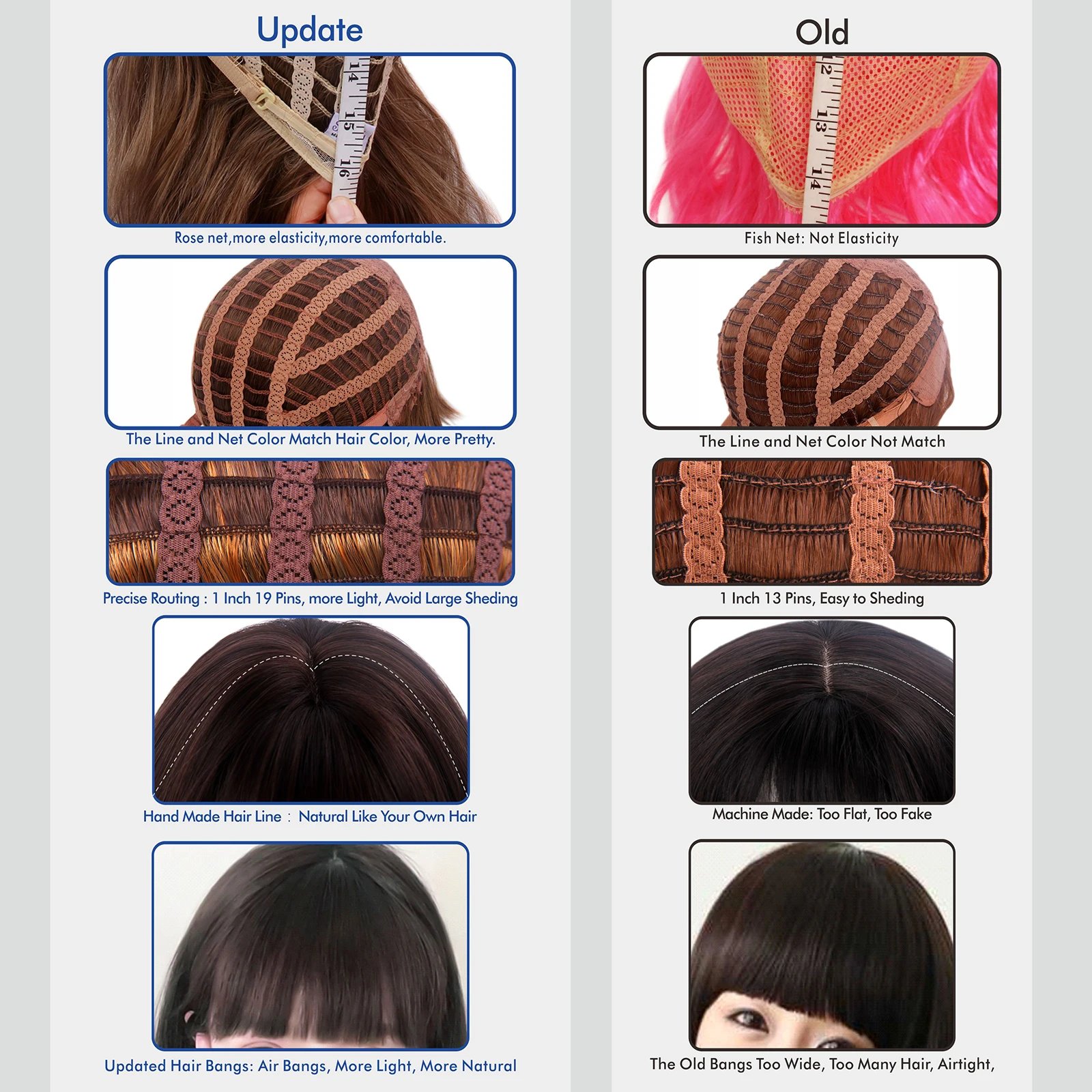 Cosplay Wigs Winter Soldier Captain America Cos Wigs Brown Wavy Mid Length Synthetic Hair Wig Men