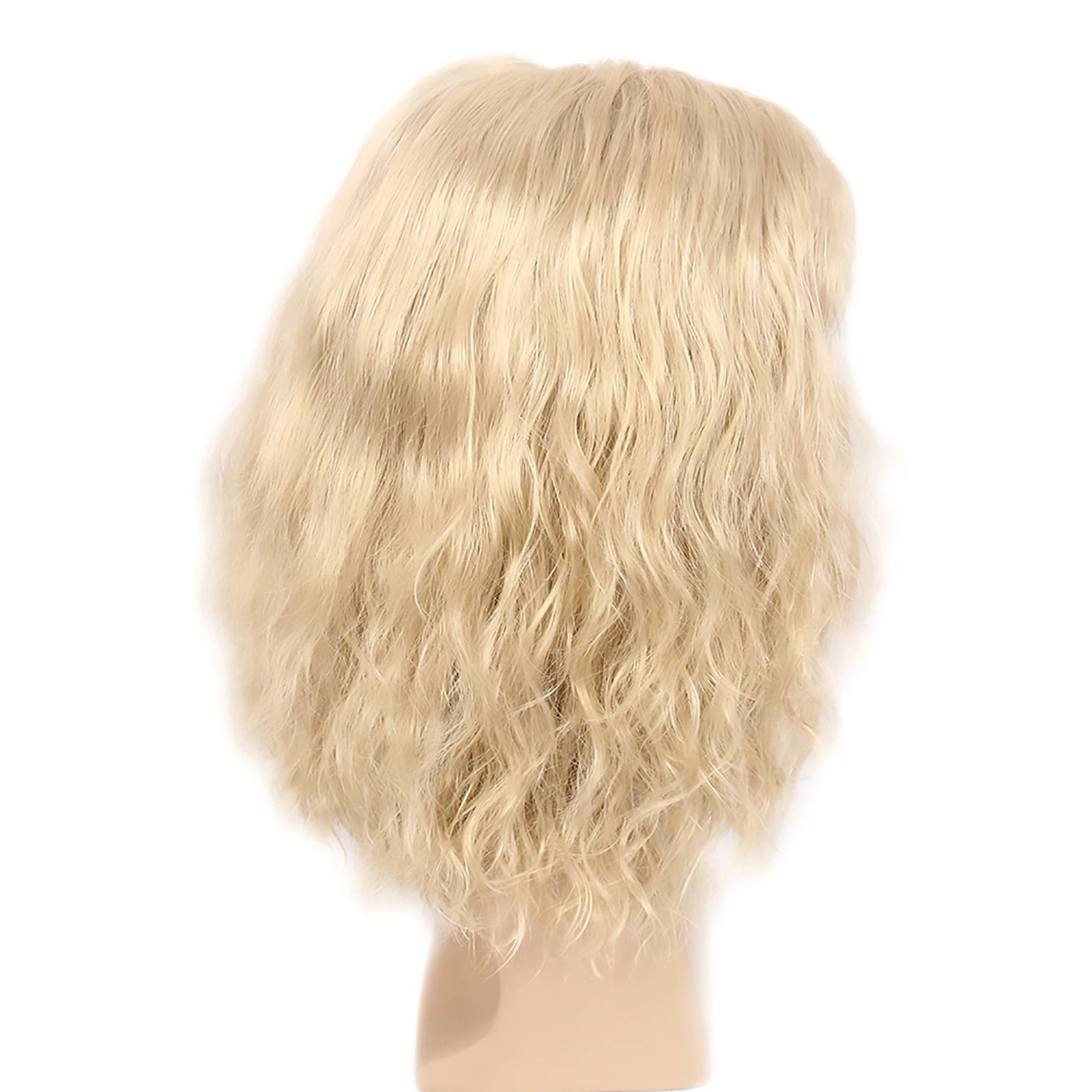 Cosplay Wigs Winter Soldier Captain America Cos Wigs Brown Wavy Mid Length Synthetic Hair Wig Men