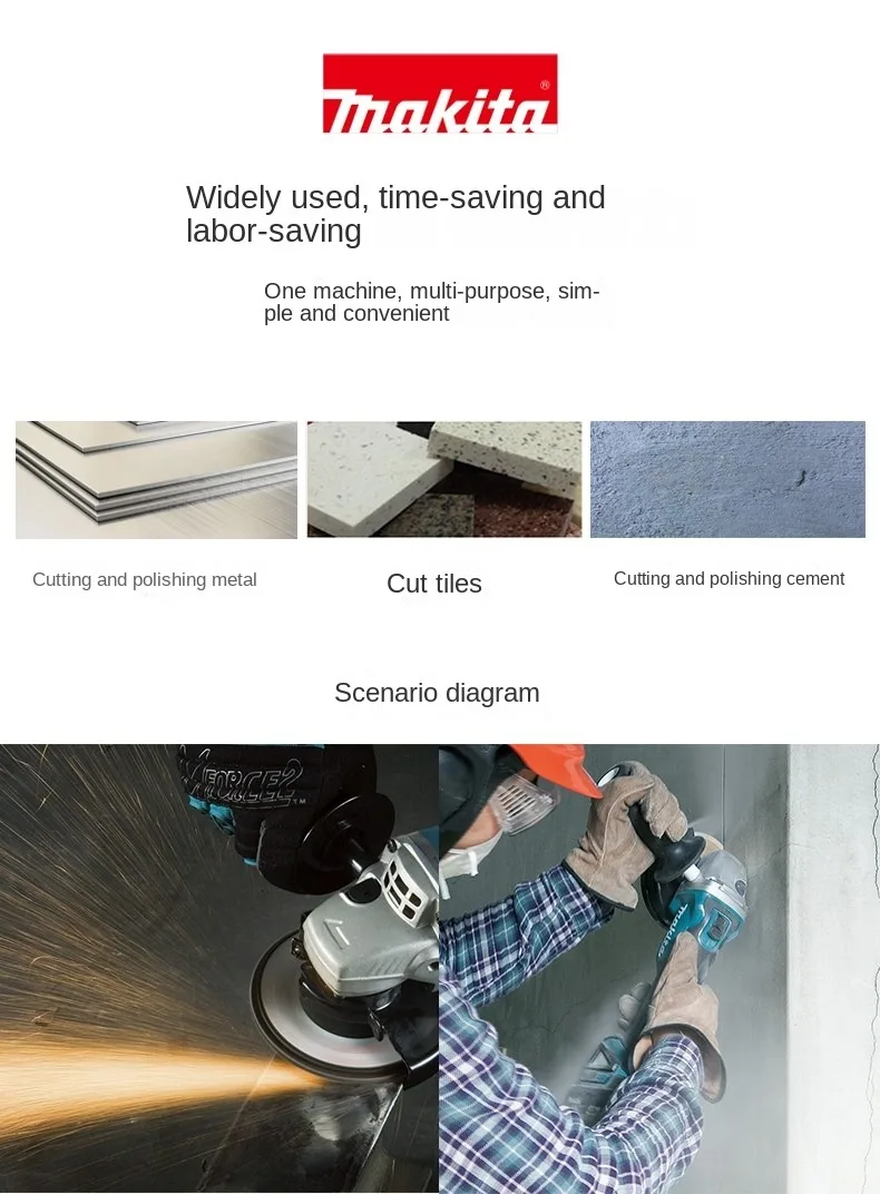 Makita DGA404 18vMakita power tools Grinder Tool Wireless Power Tools Electric Grinder Angle Grinder Brushless Sander Angle Makita DGA404 18vMakita power tools Grinder Tool Wireless Power Tools Electric Grinder Angle Grinder Brushless Sander Angle