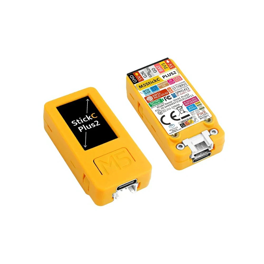 M5Stack M5StickC PLUS2 ESP32-PICO Mini IoT Development Kit IR and WiFi 1.14-inch TFTScreen IoT Controller