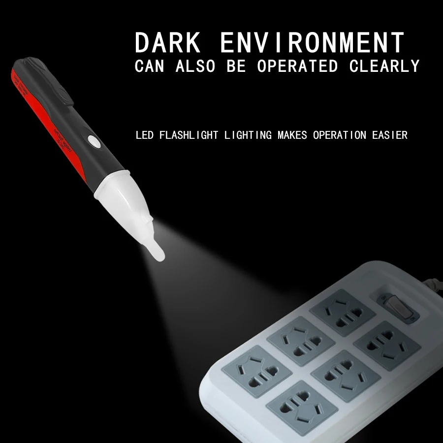 Electric indicator AC 90-1000V Non-Contact Socket Wall AC Power Outlet Voltage Detector Sensor Tester Pen LED light test pencil Electric indicator AC 90-1000V Non-Contact Socket Wall AC Power Outlet Voltage Detector Sensor Tester Pen LED light test pencil