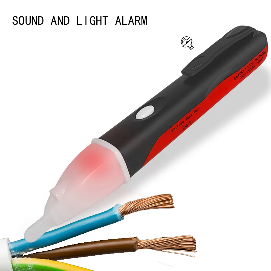 Electric indicator AC 90-1000V Non-Contact Socket Wall AC Power Outlet Voltage Detector Sensor Tester Pen LED light test pencil Electric indicator AC 90-1000V Non-Contact Socket Wall AC Power Outlet Voltage Detector Sensor Tester Pen LED light test pencil