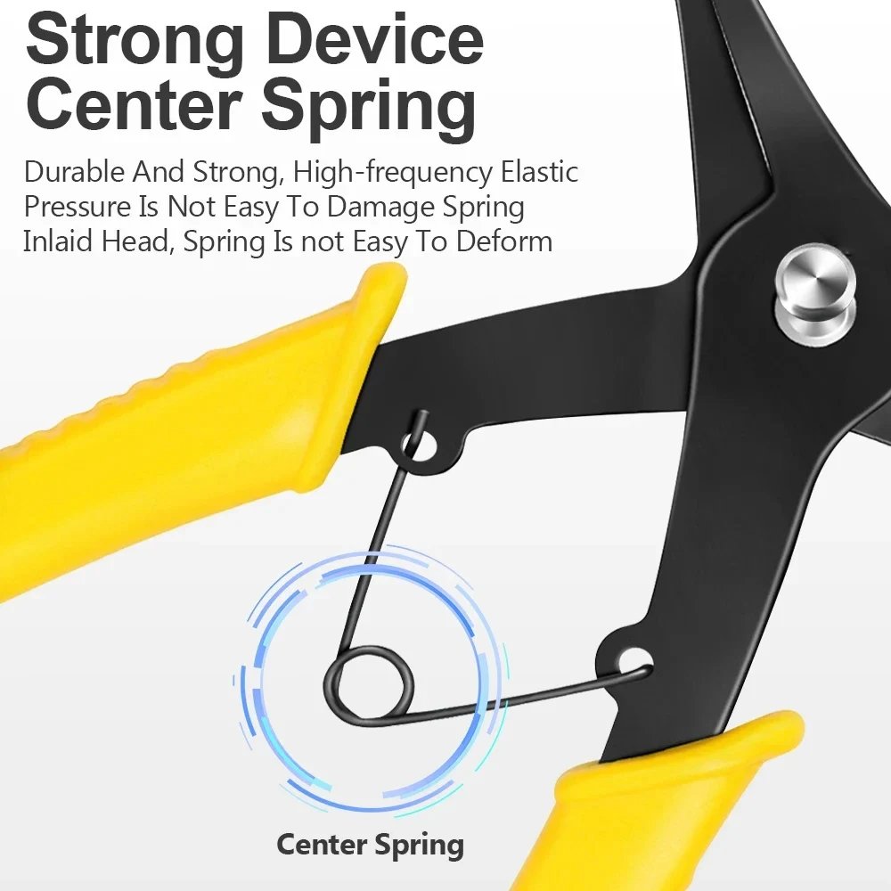 Internal And External Spring-loaded Pliers Dual-purpose Snap Rings 2-In-1 Mounting And Dismounting Tools Hardware