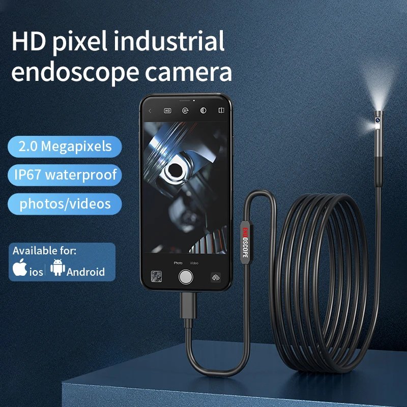 INSKAM Endoscope Inspection Camera 3 in 1 Micro USB/Type-C Mini Inspection Camera for IOS iphone Waterproof Pipeline Borescope INSKAM Endoscope Inspection Camera 3 in 1 Micro USB/Type-C Mini Inspection Camera for IOS iphone Waterproof Pipeline Borescope