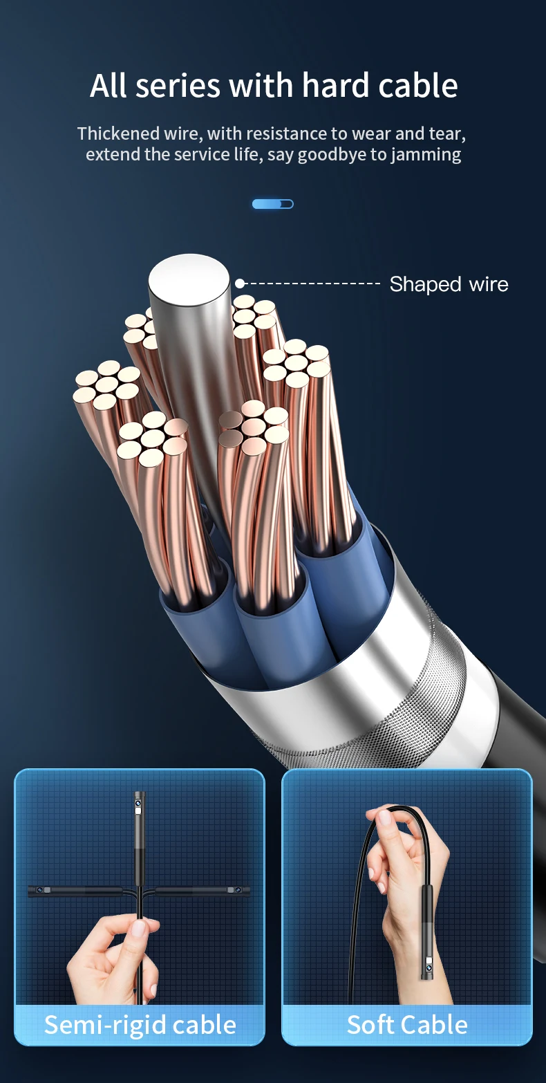 INSKAM Endoscope Inspection Camera 3 in 1 Micro USB/Type-C Mini Inspection Camera for IOS iphone Waterproof Pipeline Borescope INSKAM Endoscope Inspection Camera 3 in 1 Micro USB/Type-C Mini Inspection Camera for IOS iphone Waterproof Pipeline Borescope