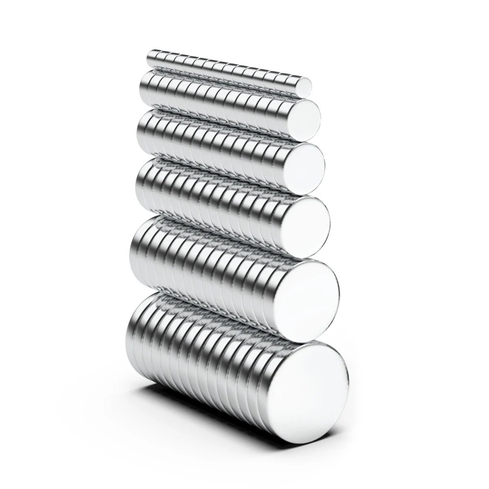 2x2/4x2/5x2/6x2/8x2/10x2/12x2/15x2/20x2/25x2mm N35 Super Strong Magnet Round Magnetic NdFeB Neodymium Powerful Disc imanes