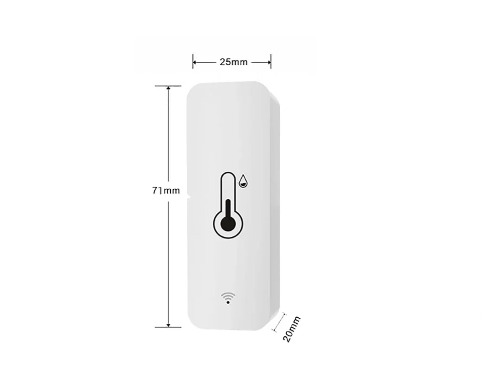 Tuya WiFi Smart Temperature Humidity Sensor Indoor Hygrometer Controller Monitoring Work with Smart Speaker Alexa Google Home Tuya WiFi Smart Temperature Humidity Sensor Indoor Hygrometer Controller Monitoring Work with Smart Speaker Alexa Google Home