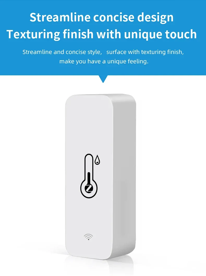 Tuya WiFi Smart Temperature Humidity Sensor Indoor Hygrometer Controller Monitoring Work with Smart Speaker Alexa Google Home Tuya WiFi Smart Temperature Humidity Sensor Indoor Hygrometer Controller Monitoring Work with Smart Speaker Alexa Google Home