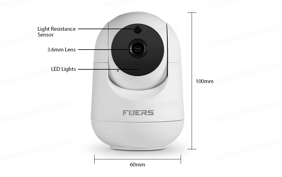 Fuers 5MP WiFi Camera Tuya Smart Home Indoor Wireless IP Surveillance Camera AI Detect Automatic Tracking Security Baby Monitor Fuers 5MP WiFi Camera Tuya Smart Home Indoor Wireless IP Surveillance Camera AI Detect Automatic Tracking Security Baby Monitor