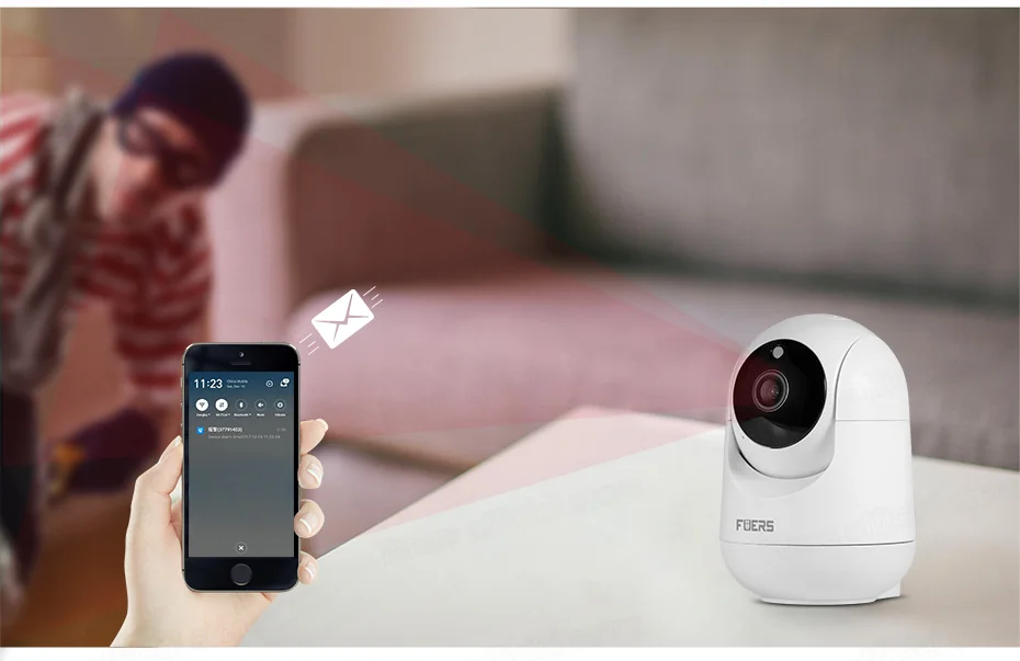 Fuers 5MP WiFi Camera Tuya Smart Home Indoor Wireless IP Surveillance Camera AI Detect Automatic Tracking Security Baby Monitor Fuers 5MP WiFi Camera Tuya Smart Home Indoor Wireless IP Surveillance Camera AI Detect Automatic Tracking Security Baby Monitor