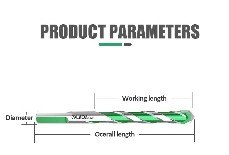 LAOA Electric Drill for Concrete, Aluminum Glass, Brick, Tile, Marble, Alloy Steel YG6X Concrete Drill Bit LAOA Electric Drill for Concrete, Aluminum Glass, Brick, Tile, Marble, Alloy Steel YG6X Concrete Drill Bit