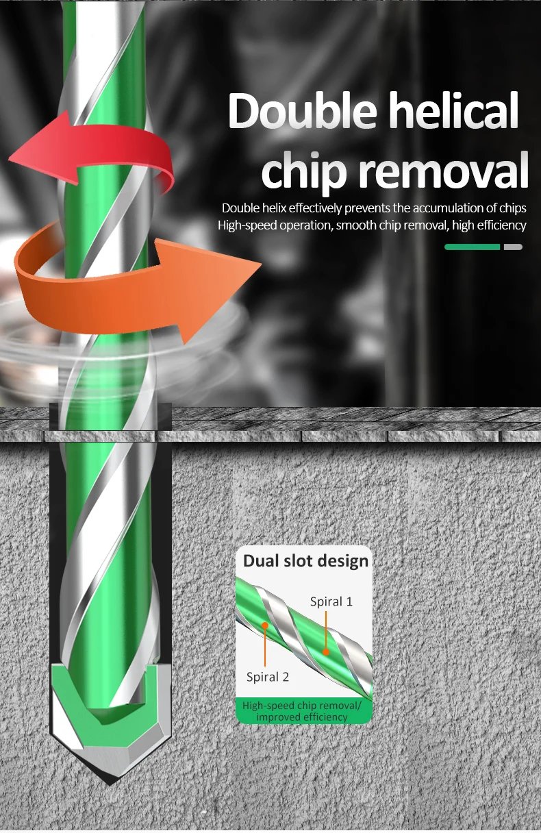 LAOA Electric Drill for Concrete, Aluminum Glass, Brick, Tile, Marble, Alloy Steel YG6X Concrete Drill Bit LAOA Electric Drill for Concrete, Aluminum Glass, Brick, Tile, Marble, Alloy Steel YG6X Concrete Drill Bit