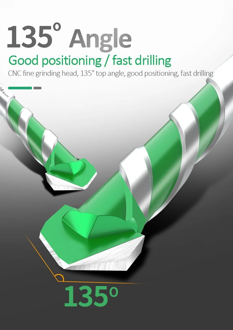 LAOA Electric Drill for Concrete, Aluminum Glass, Brick, Tile, Marble, Alloy Steel YG6X Concrete Drill Bit LAOA Electric Drill for Concrete, Aluminum Glass, Brick, Tile, Marble, Alloy Steel YG6X Concrete Drill Bit