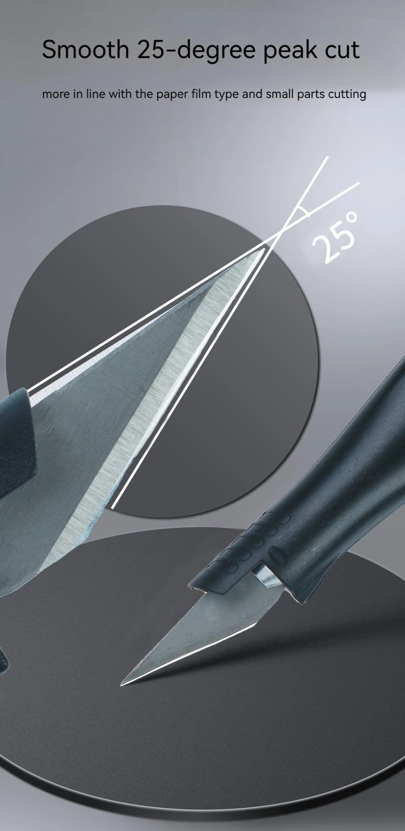 Pen-shaped DIY Aluminum Handle Carving Knife Comes with 5 Horseshoe Art Blades That Can Be Replaced by Yourself