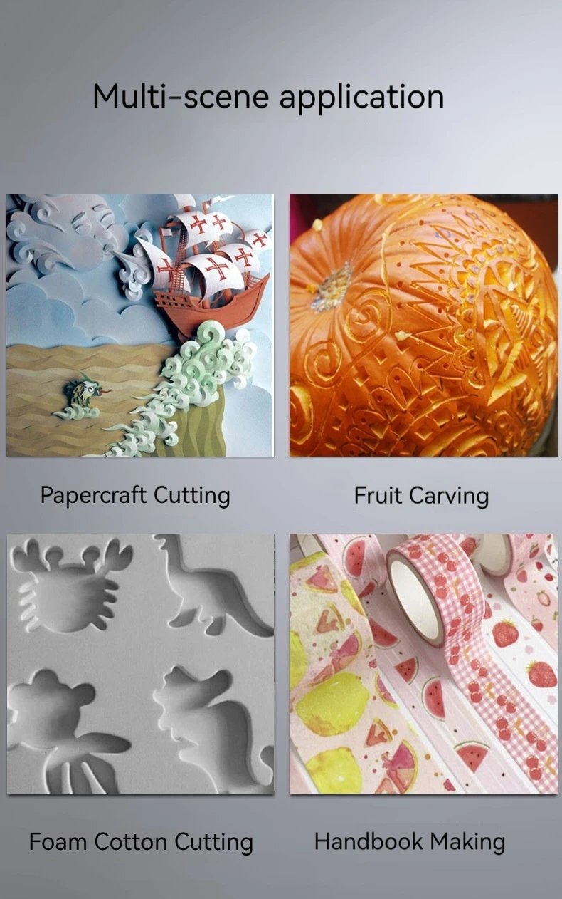 Pen-shaped DIY Aluminum Handle Carving Knife Comes with 5 Horseshoe Art Blades That Can Be Replaced by Yourself